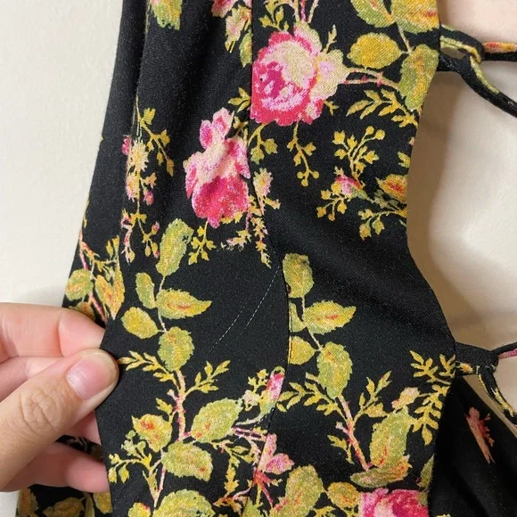 NWT Free People Sample Piece Lone Star Bias Floral Dress - Picture 11 of 15